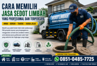 Cara memilih jasa sedot limbah yang profesional dan terpercaya dengan armada lengkap serta petugas berpengalaman | Sedot Limbah Murah